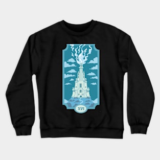 Tarot Card: The Tower Crewneck Sweatshirt